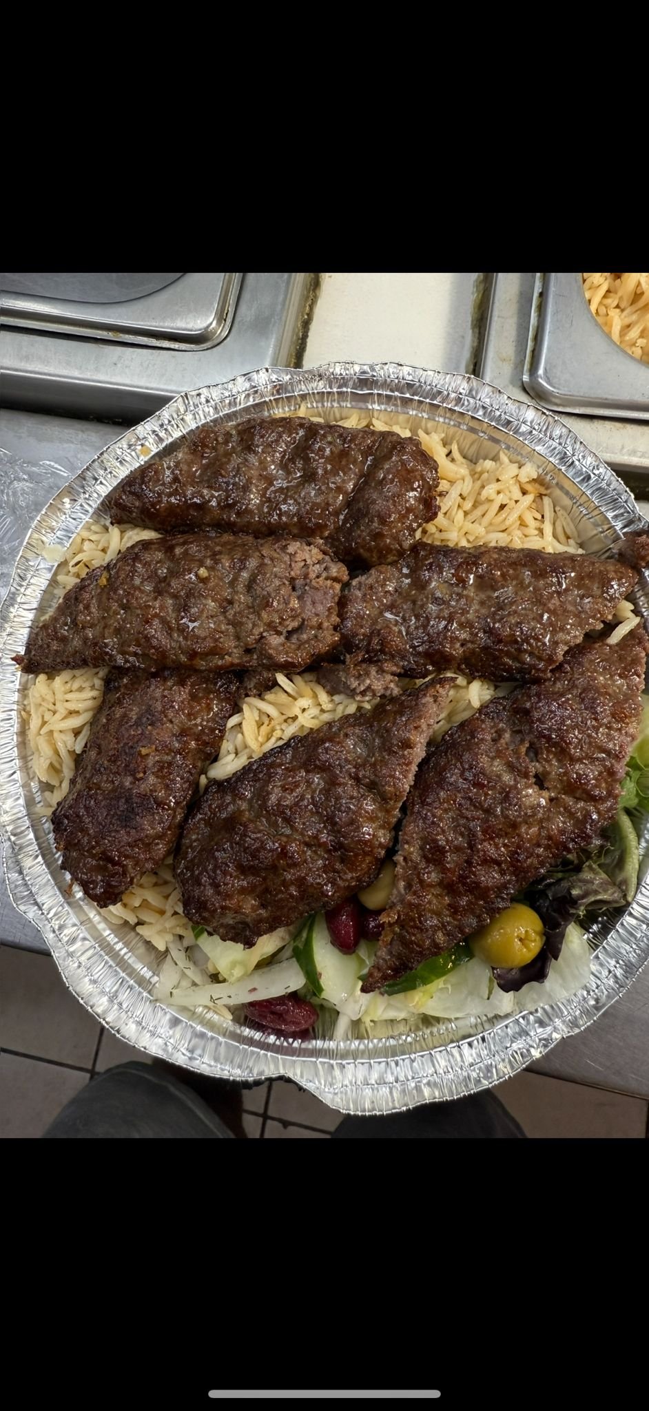 Beef Adana Kebab Platter